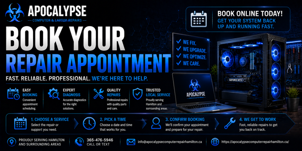 Book Computer Repair Hamilton