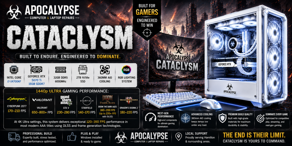 Apocalypse Cataclysm Gaming PC Hamilton