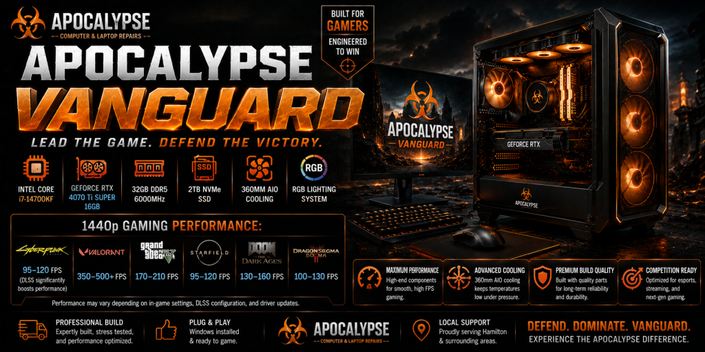 Apocalypse Vanguard Gaming PC Hamilton