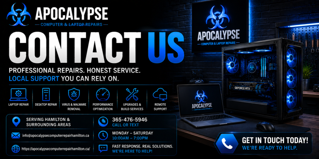Contact Computer Repair Hamilton 