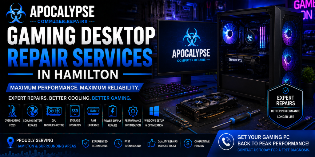 Gaming Desktop Repair Hamilton