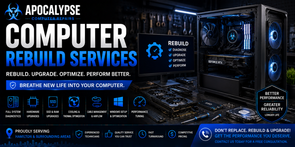 Computer Rebuild Services Hamilton 