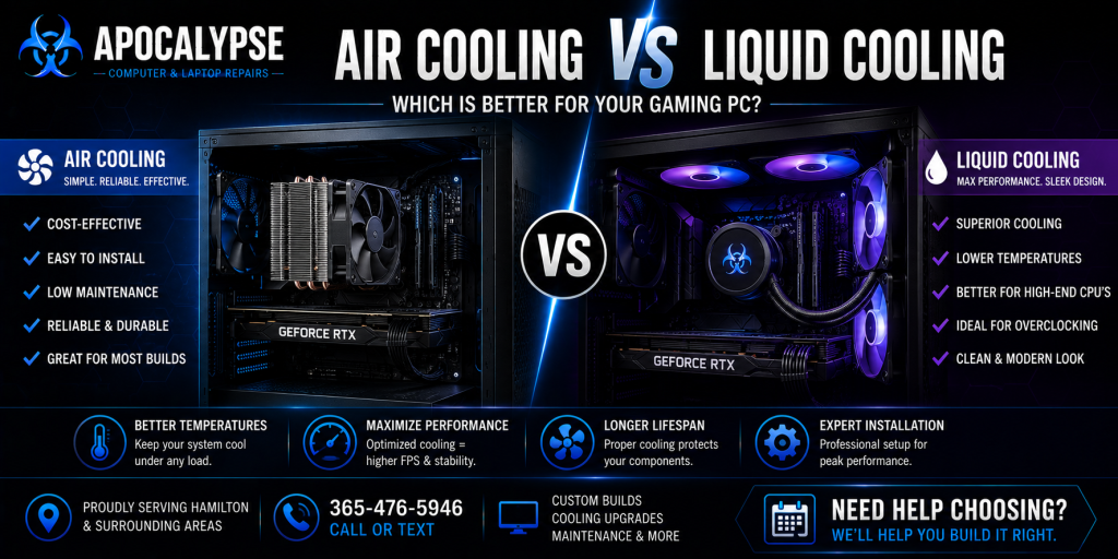 Air Cooling vs Liquid Cooling Hamilton